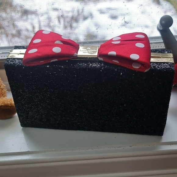 Authentic Minnie Mouse Kate Spade NY Crossbody Clutch NWTs - Picture 2 of 12